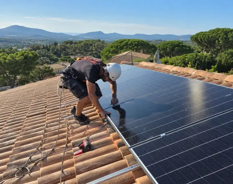 Installateur panneaux solaires Castries — pose photovoltaïque sur toiture